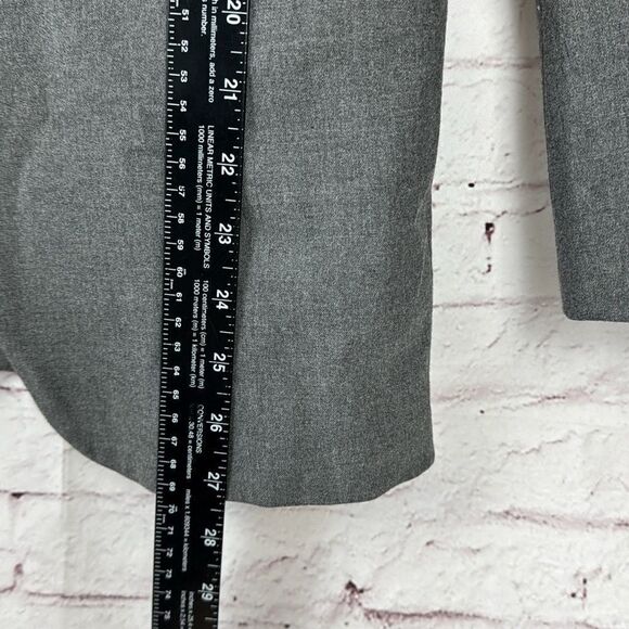 Zara Man Sport Coat Mens 42R Blazer Jacket 2 Button Single Vent Business Gray - Picture 6 of 11